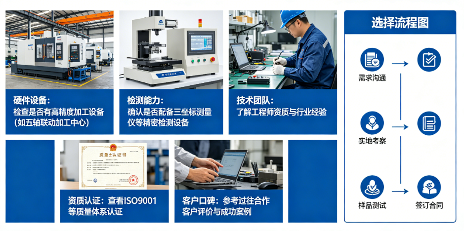 如何選擇靠譜的精密零件加工廠?3大核心標準避坑